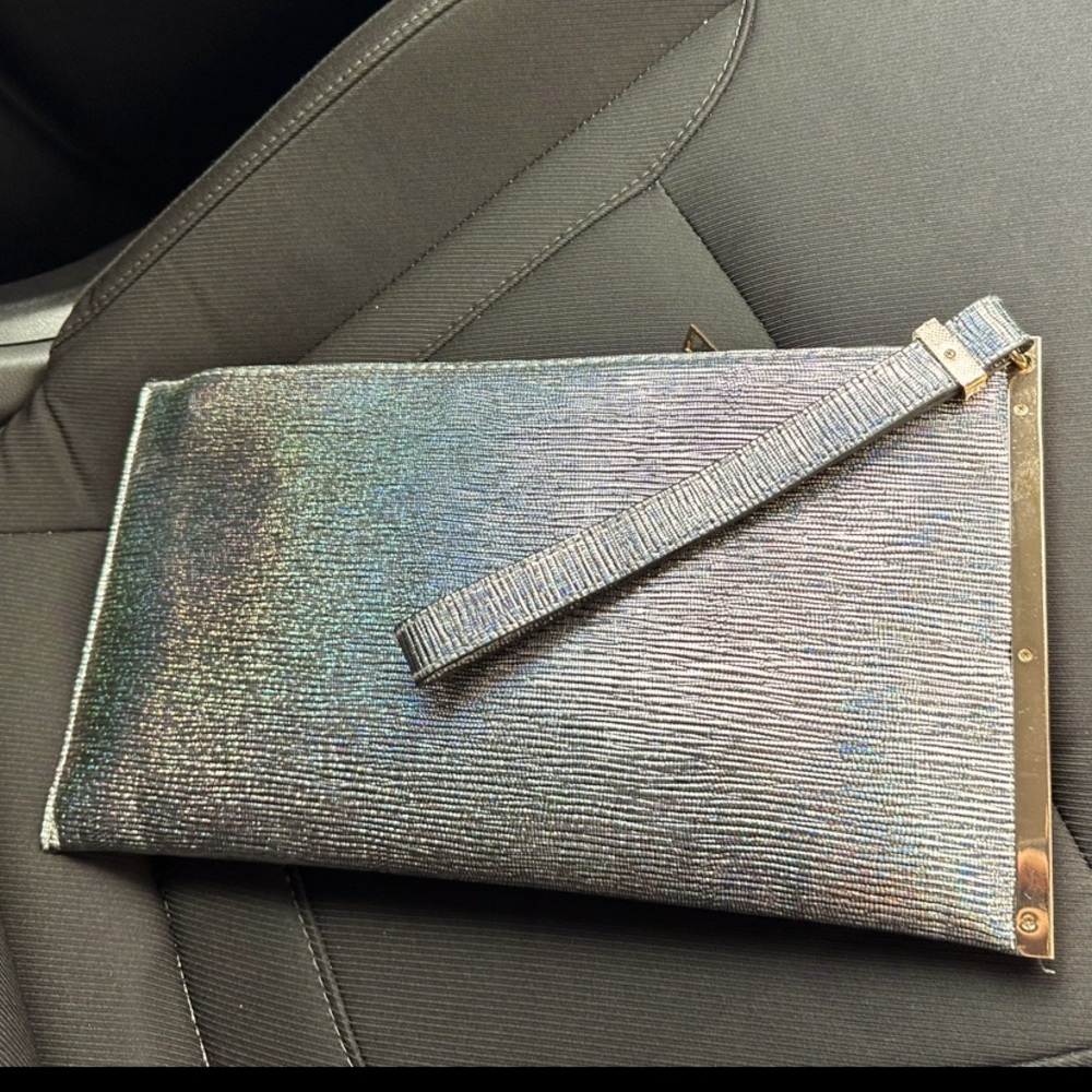 Iridescent clutch Bag Mermaid Shine